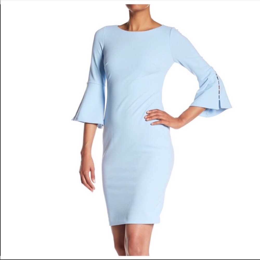 Calvin Klein bell sleeve dress